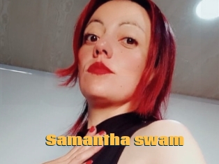 Samantha_swam